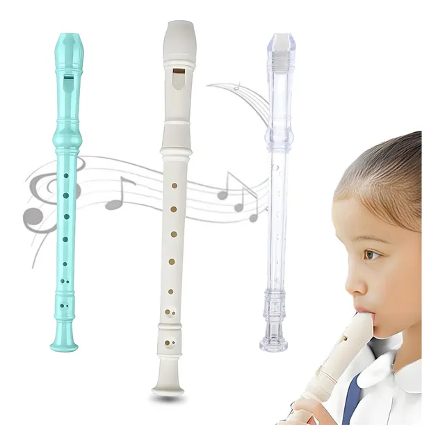 Flauta Dulce Yamaha Escolar Soprano Color Crema