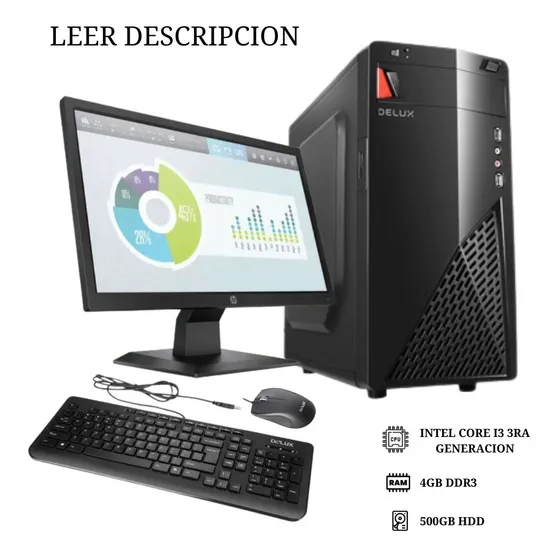 Computadora Cpu Corei3/4gbram/500hdd/ Tienda Fisica