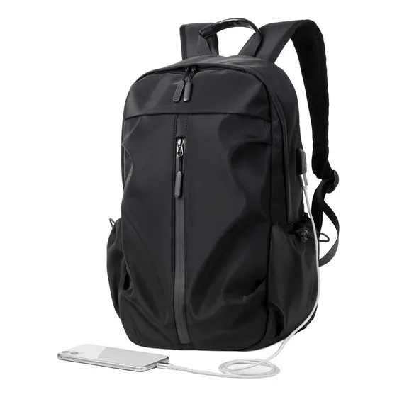Mochila Estudiante Impermeable Antirrobo Con Puerto Usb