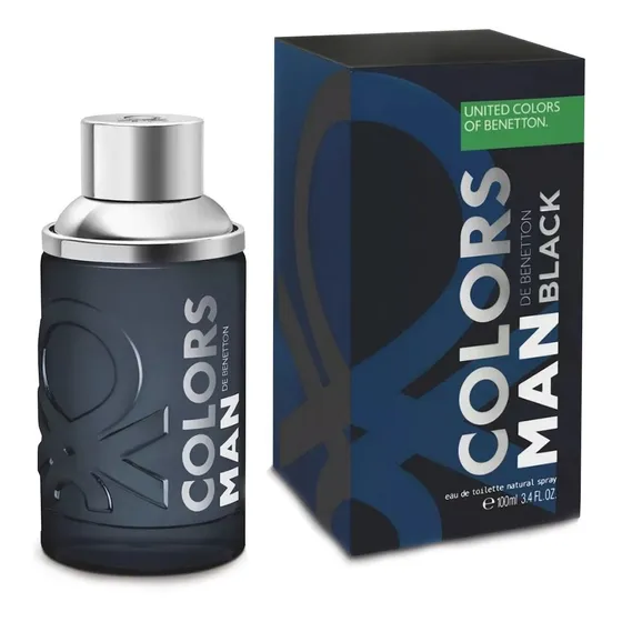Perfume Hombre Benetton Colors Black 100ml Febo