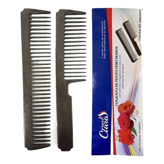 Pente Perfumado Antiestatico Profissional C/2 ( 1 Kit )
