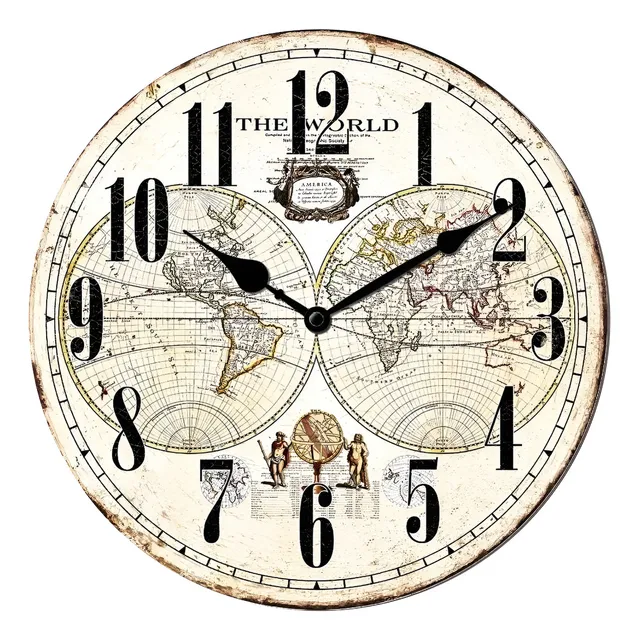 Reloj De Pared Analogico 28 Cm Diseños Marca Selecta Estructura Gris Fondo Gris
