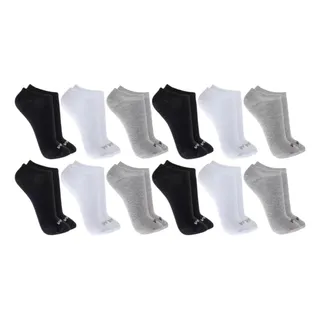 Kit C/12 Pares De Meias Esportivas InvisĂveis Sapatilha Mash Kit C/12 Pares De Meias Esportivas InvisĂveis Sapatilha Mash