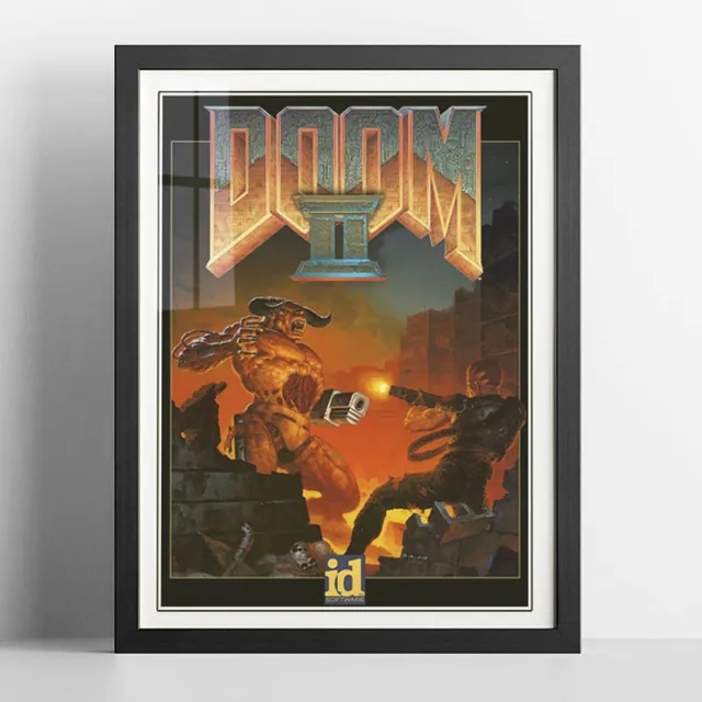 Cuadro Gamer - Doom 2 - Vintage Cover