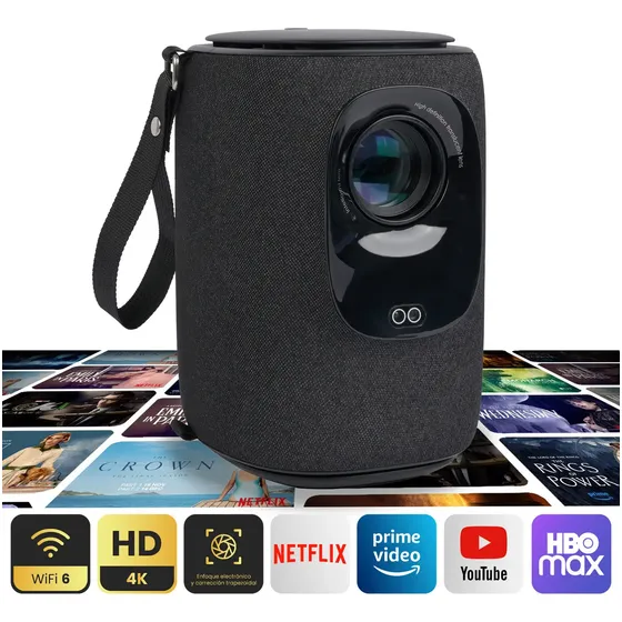 Proyector Portatil Smart Nova 9000lm WiFi BT Android LEVO