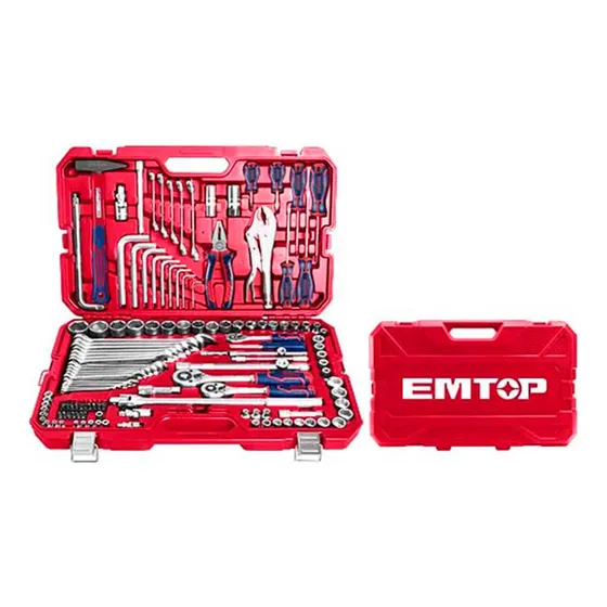 Set Caja Herramientas Ratchet Dados Llaves Destornilladores