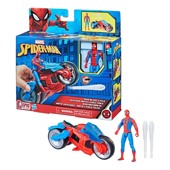 Spider-man Moto Arácnida Original Hasbro
