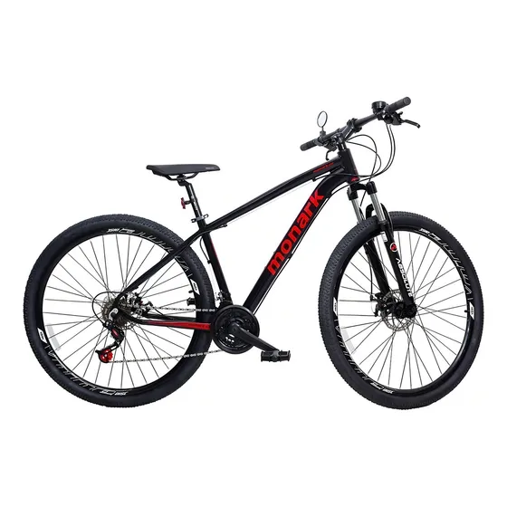 Bicicleta Mtb Monark Aro 29 Shimano Preta Cor Preto