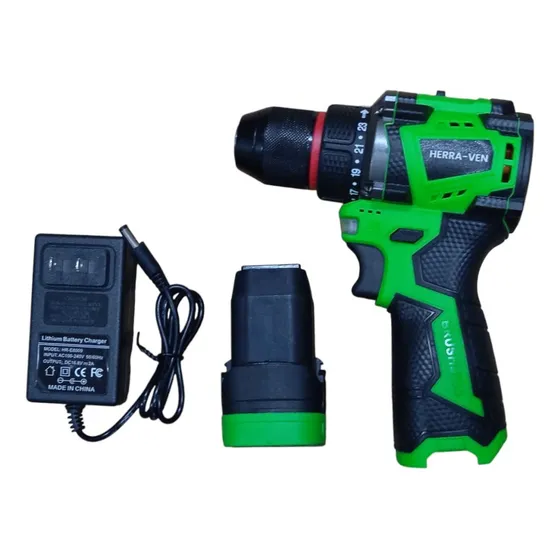 Taladro Inalambrico De Litio, 16v, Marca Herra-ven.