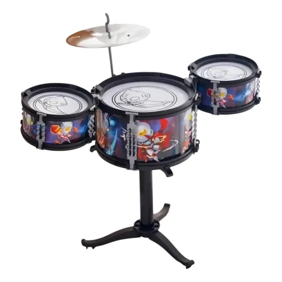 Batería Tambor Plato Disco Tocar Música Niños Jazz Juguete