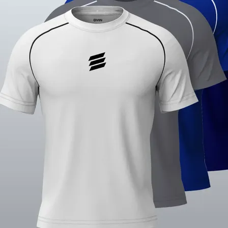 Kit 5 Camiseta Masculina Dry Fit Corrida Academia Esportes Variados 3r M