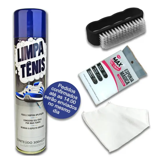Limpa Tênis Premium Petroplus Kit Top Limpeza Profunda