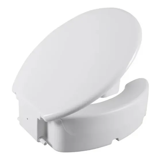 Asiento Inodoro Elevado 16.5 Cm Ortopédico Con Tapa
