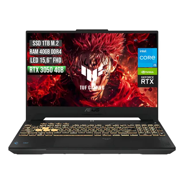 Asus Tuf Rgb Intel Core I5 12500h Ssd 1tb + Ram 40gb Rtx3050