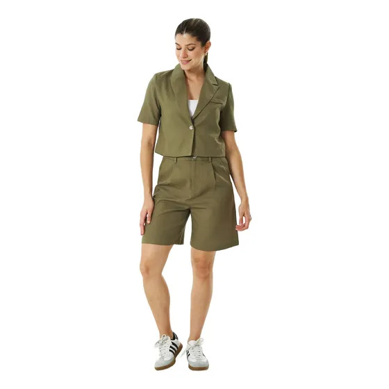 Conjunto Mujer Mochi Sastreria Mini Blazer + Bermuda