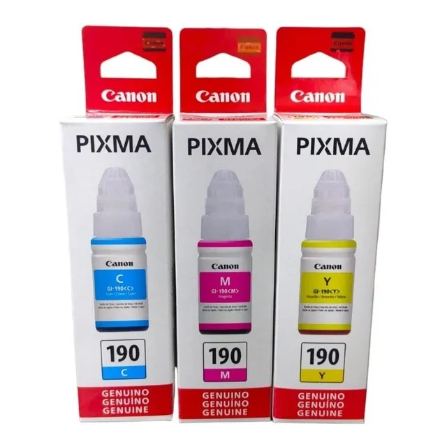 3 Tintas Canon Gi-190 Colores G1111 G2111 G3111 G4111 