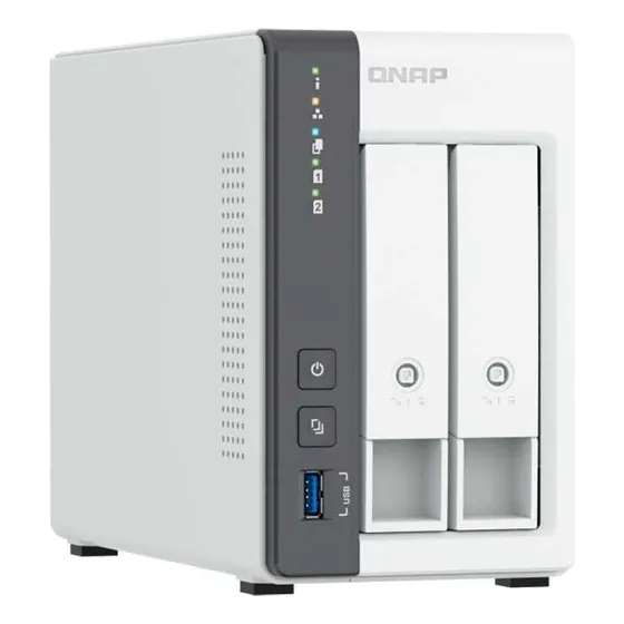 Storage Nas Qnap 2 Baias Arm Cortex-a55 4 Core Ts-216g-br
