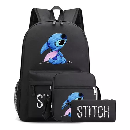 Mochila Stitch Kids Con Estampado De Dibujos Animados Para J