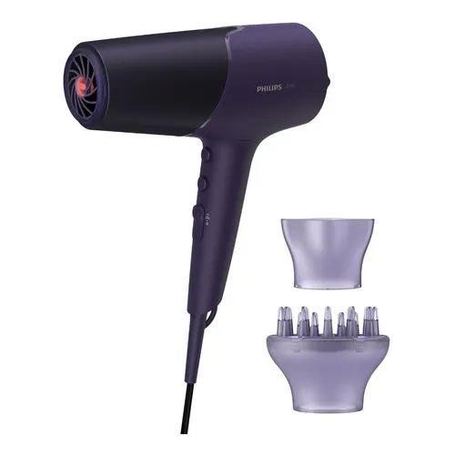 Secadora De Cabello 2300w Philips Bhd51400 Color Negro