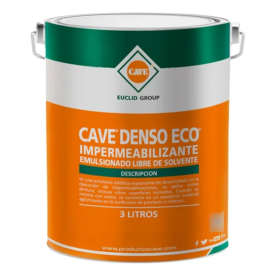 Cave Denso Eco - Impermeabilizante Asfáltico, 3 Kg