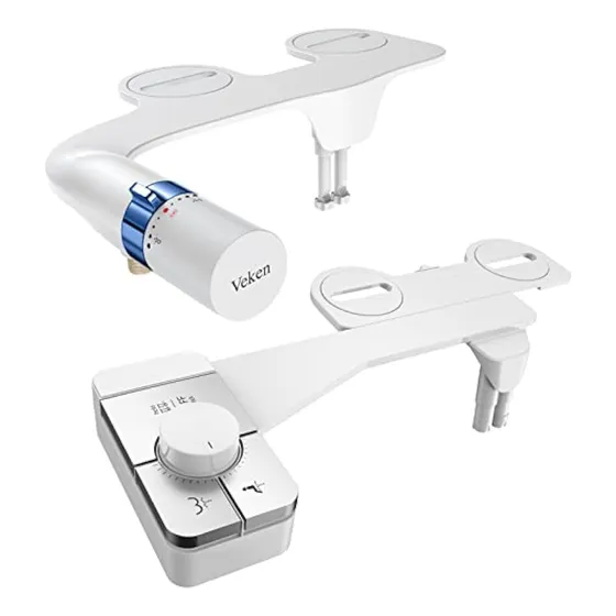 Veken Accesorio De Bidé Ultradelgado Para Inodoro,