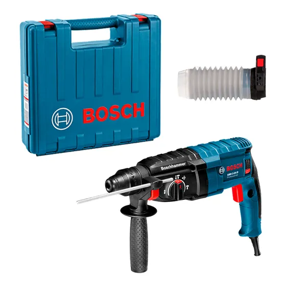 Martelete rompedor Bosch GBH 2-24D 820W 220V com maleta e coletor de Pô