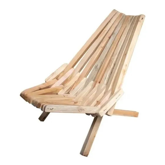 Silla Playera-plegable En Madera
