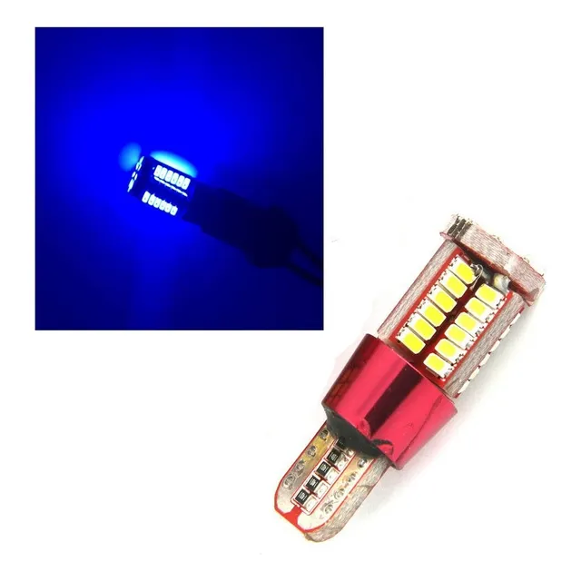 Lampara Led  T10 Cambus Azul Auto Tablero Matricula 