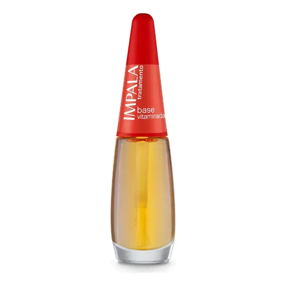 Esmalte Impala Base Vitaminada Tratamento Para Unha Manicure