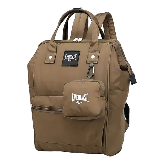 Mochila Boca De Pez Cartera Everlast Monedero De Color Verde Militar Diseño De La Tela