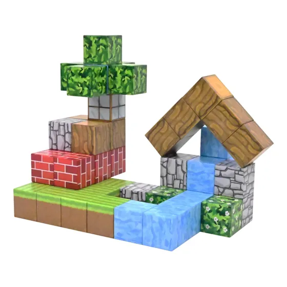 Playset 48 Cubos Magneticos Para Armar Sharif Express