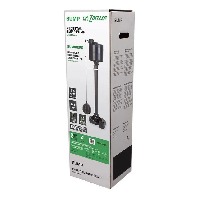 1 2 Hp 3900 Gph Hierro Fundido Vertical Interruptor
