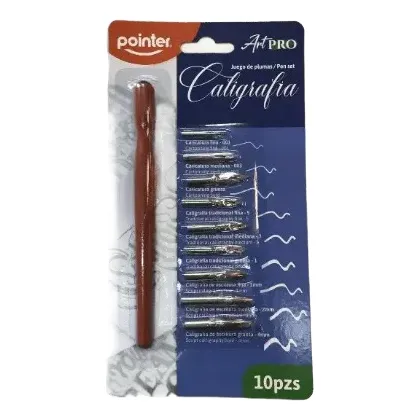 Juego De Plumas Caligrafia 10pzs, Pointer.