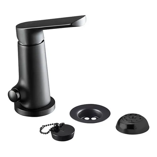 Griferia Baño Fv 189/d8 Ng Aromo Bidet Negro Mate