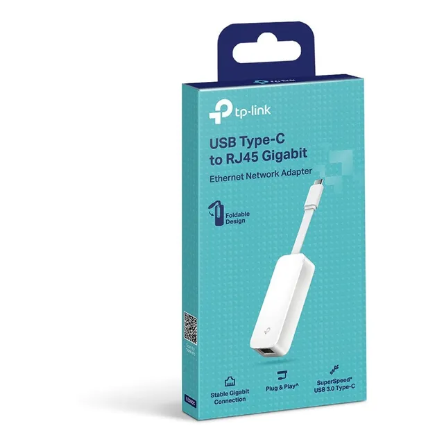 Adaptador De Red Tp-link Gigabit De Usb Tipo C A Rj45 Ue300c