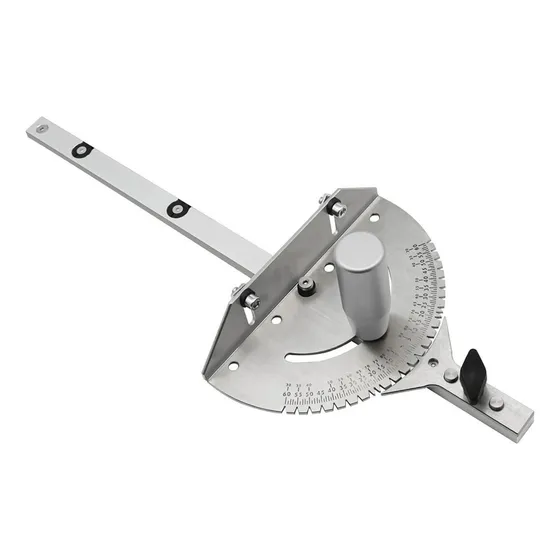 Calibrador De Ingletes De De Mesa Para Mango De Plata
