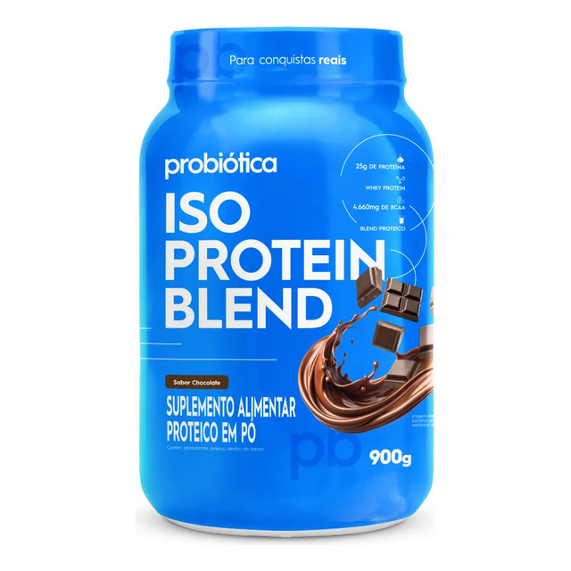 Suplemento Academia Whey Iso Protein Blend Probiótica Sabor Chocolate Suplemento Academia Whey Iso Protein Blend Probiótica Sabor Chocolate