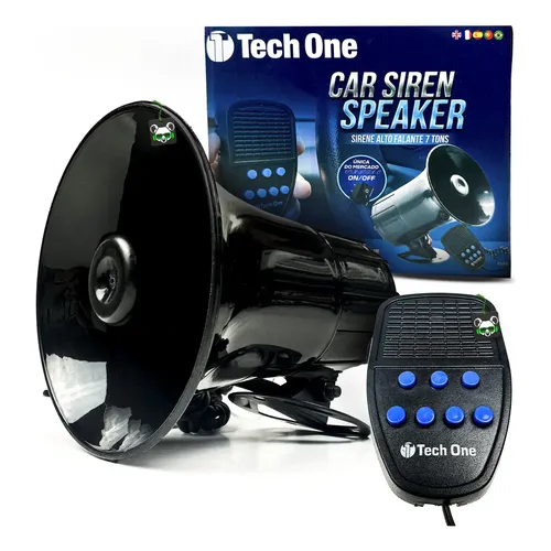 Siren Speaker 130db 60w High Power Alarm Horn Indoor Outdoor