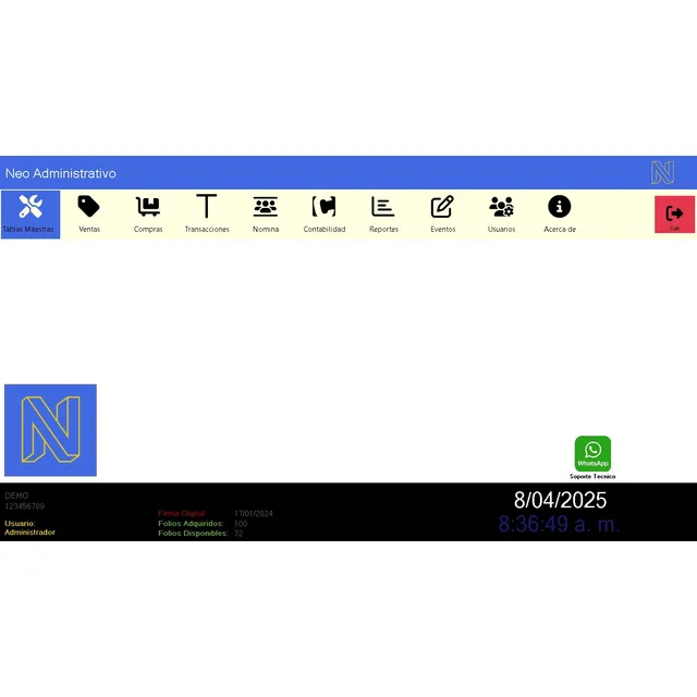 Neo Administrativo Sql Cloud Homologado Seniat