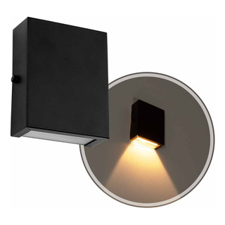 2x Arandela Slim 1 Foco Inter/ Externa Alumínio P/ G9 St2780 Estrutura Preto 2x Arandela Slim 1 Foco Inter/ Externa Alumínio P/ G9 St2780 Estrutura Preto