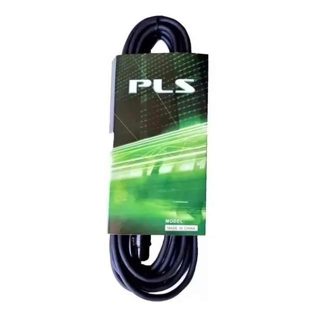 Combo 5 Cables  Dmx 3 Metros Para Iluminacion Pls Ficha Xlr