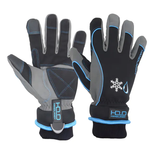 Guantes Moto Handlandy Termicos Impermeables Thinsulate Azul Talle Xl