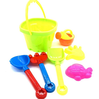 Kit Juguetes De Playa Para Niños 9 Accesorios Cubeta Grande Kit Juguetes De Playa Para Niños 9 Accesorios Cubeta Grande
