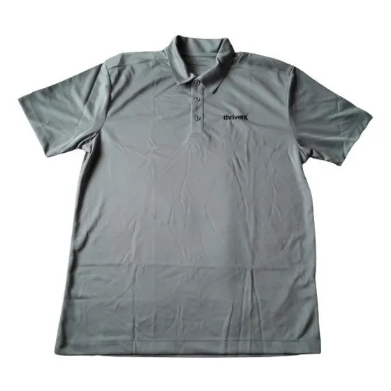 Camisa Port Authority Gris Talla L Thrivent Importada Nueva