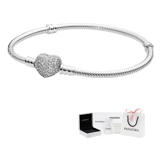 Pandora Pulsera Latido Del Corazón Twinkle + Caja De Regalo