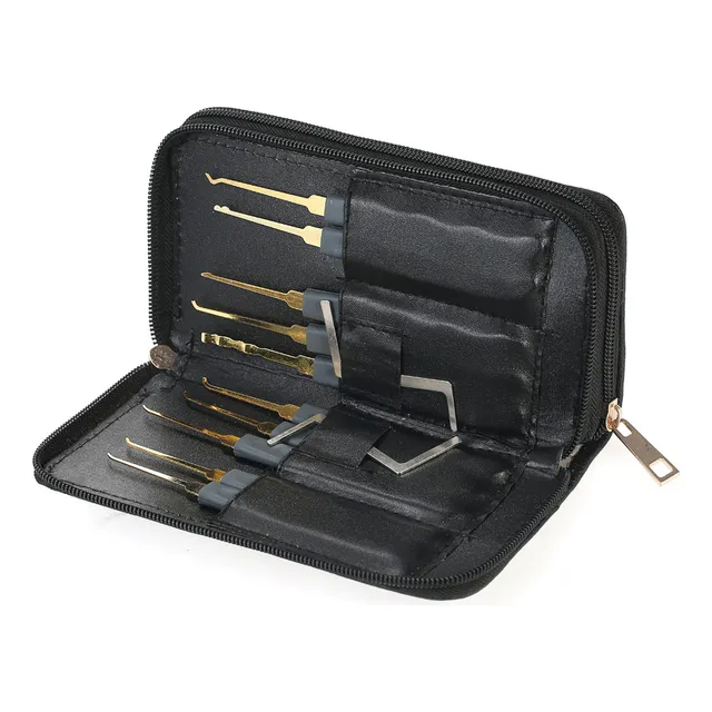 Juego De Candado Con Kit Para Abrir La Funda, 24 Piezas, Cer