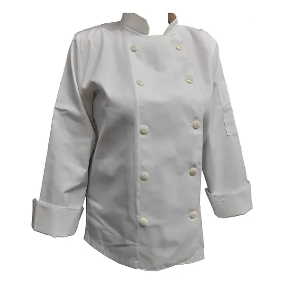 Filipina Chaqueta De Chef Tela Drill Curso Cocina Hasta Txl