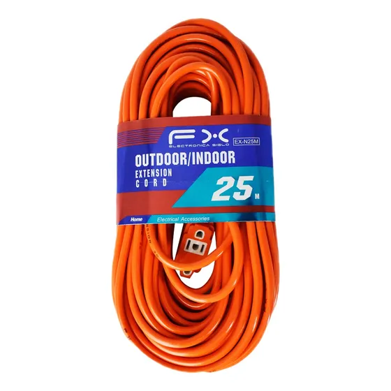 Extensión Eléctrica Uso Rudo Multicontacto 25 Metros 16awg