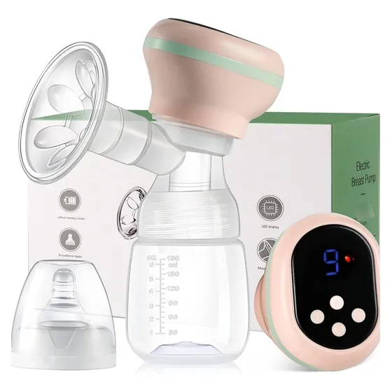 Extractor de leche eléctrico Breast Bump RH-289 rosa pálido