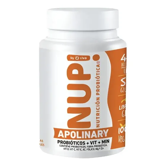 Probiótico Apolinary 40 Billones 30caps Nup Sin Sabor